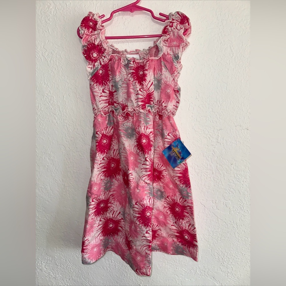Girls Hannah Montana Dress Sleeveless Floral Size 10 Disney Store Vintage NWT